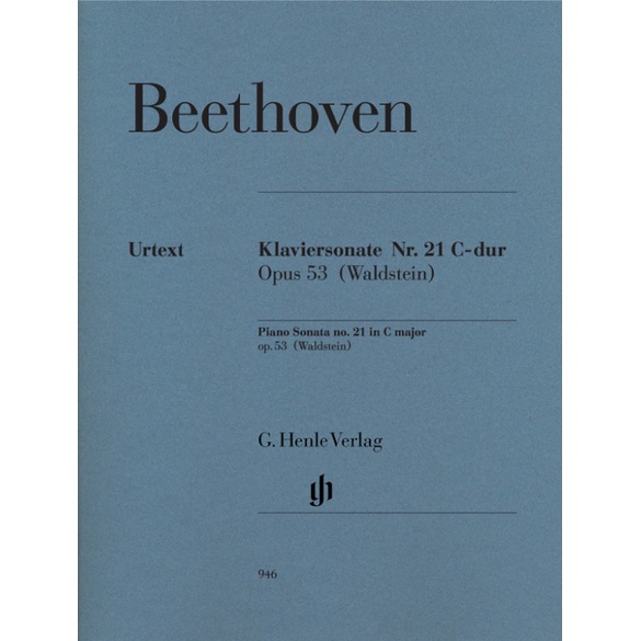 BEETHOVEN Piano Sonata no. 21 C major op. 53 (Waldstein) (HN946)