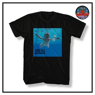 เสื้อยืดคอกลม#เสื้อวง Nirvana  มือ 1 ลิขสิทธิ์แท้S-5XL