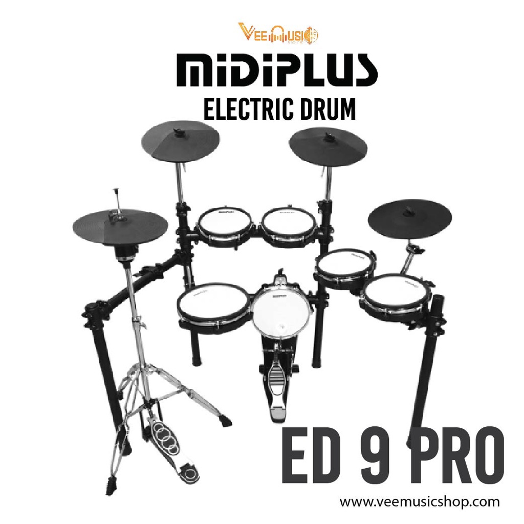 กลองไฟฟ้า Midiplus ED9 Pro MKII Electronic Drum