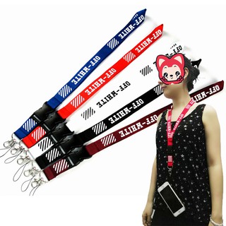 off white lanyard  ปิดสายคล้องสีขาวสำหรับสายคล้องโทรศัพท์มือถือ, พวงกุญแจ, กุญแจ mp3, ที่ใส่กล้อง, รหัสฉลาก, สายคล้องแฟชั่น