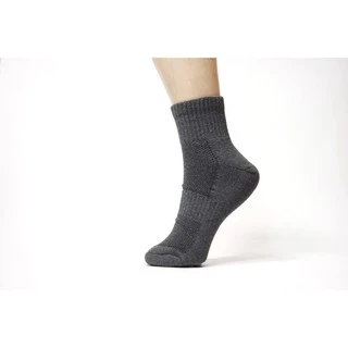 ถุงเท้าเนื้อผ้า เท้า 41- 47 Eu Cotton 100% - สี ดำ เทาเข้ม เทาอ่อน เพิ่มความหนา พิเศษ