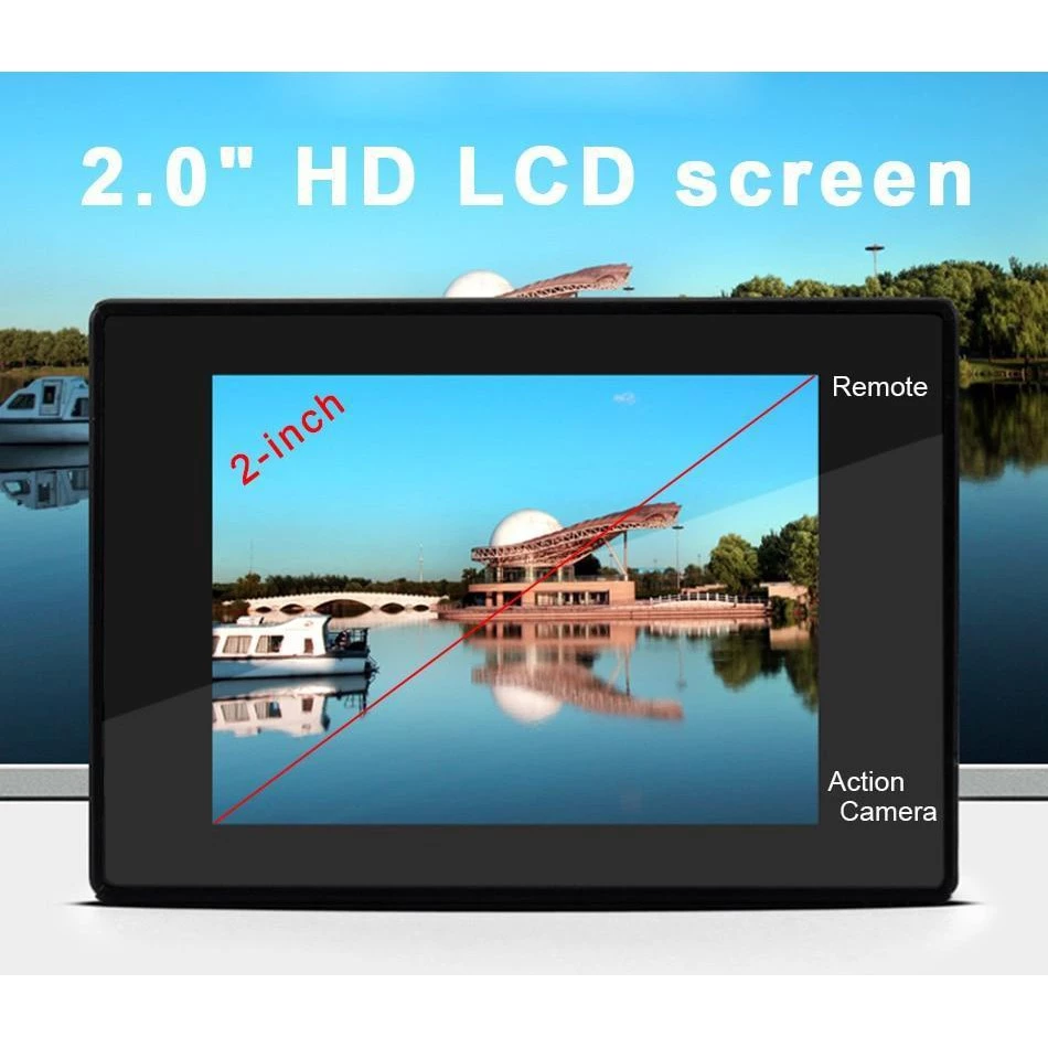EKEN H9R Aciton Camera กล้องติดหมวก กล้องติดหมวกกันน็อค กล้องโกโปร 4K สีดำ พร้อมรีโมท (ของเเท้ 100%) thumbnail 5