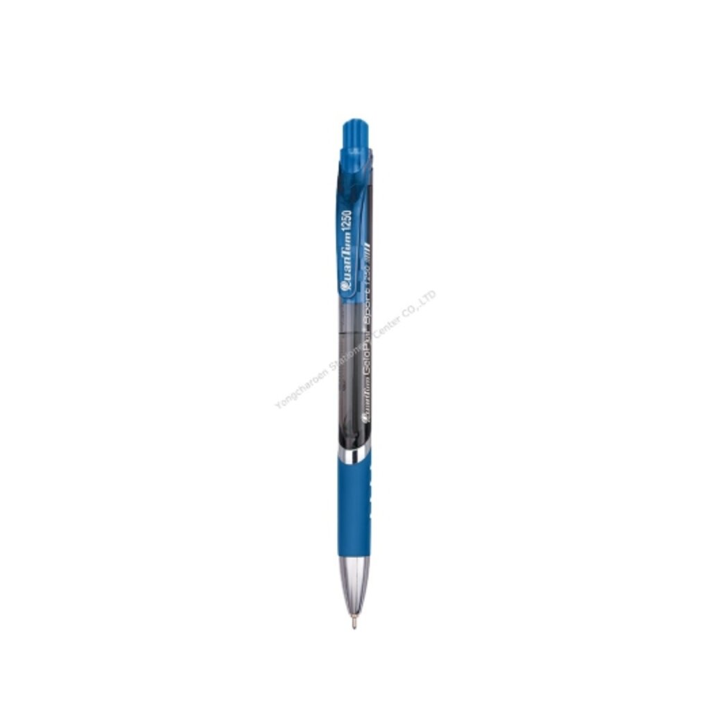 ปากกาเจลโล่บอล ควอนตั้ม No.1250 0.5 สีน้ำเงิน 1 โหล มี 12ชิ้น :  18851907144545 | Shopee Thailand