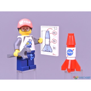 Lego Minifigure Serie#20 เลโก้ เบอร์ 6 Space Fan