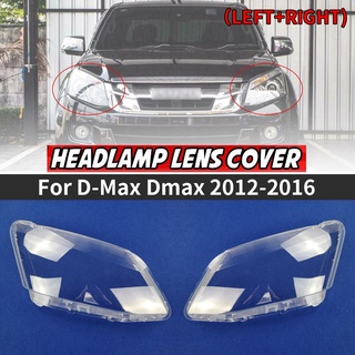 ฝาครอบเลนส์ไฟหน้ารถยนต์ แบบใส สําหรับ Isuzu D-Max Dmax 2012-2016