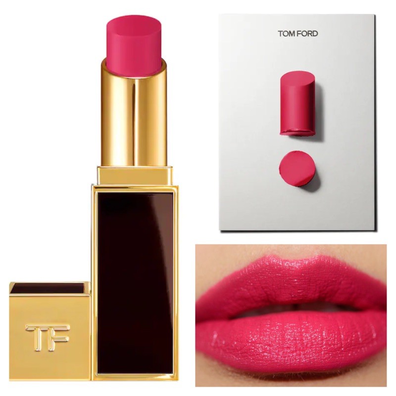 ของใหม่ ของแท้] TOM FORD Satin Matte Lip Color : สี L'Enfer - berry red  (ราคาปกติ 2,000) | Shopee Thailand