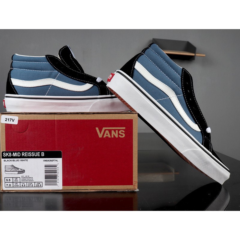 vans blue canvas shoes