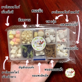 ขนมกล่องมินิ 10 อย่าง💖Mini box set 10 snacks for rodents