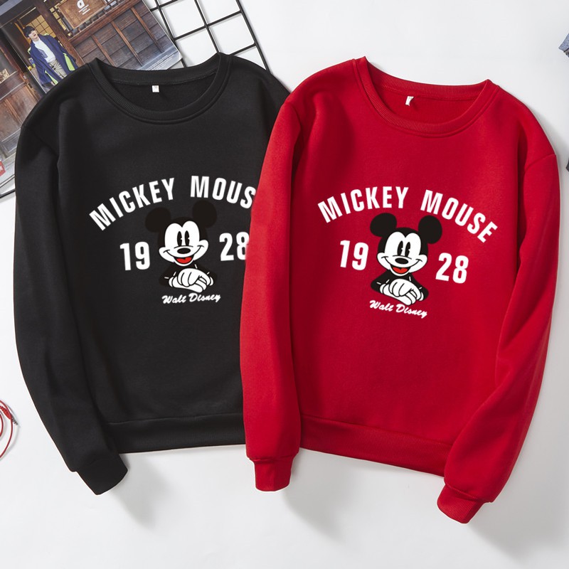 BK-O-179 เสื่อแขนยาวคอกลม พิมพ์ลายการ์ตูนน่ารัก มีไซส์ครบ สีให้เลือก เสื้อกันหนาวแฟชั่นเกาหลี