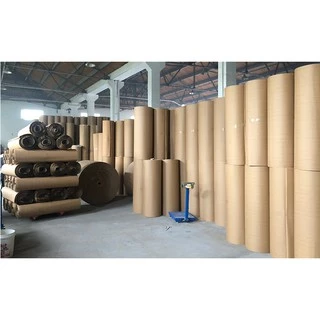( 30 กิโลกรัม )กระดาษลูกฟูก ลอน B หนา 2 ชั้น 140 แกรม กว้าง 120 เซนติเมตร ยาว 70 เมตร
