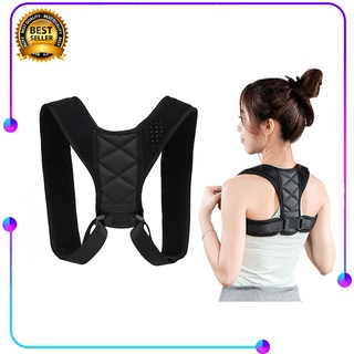 Posture Corrector เข็มขัดพยุงหลังแก้ไขท่าทาง สายรัดปรับระดับได้เพื่อปรับปรุงท่าที่ไม่ดีของแผ่นหลัง