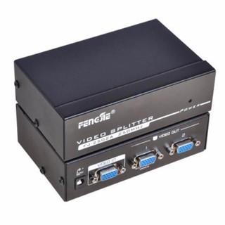 FJGEAR FJ-2002 200 Mhz 2 Port VGA Splitter มี อะแดปเตอร์ Adapter