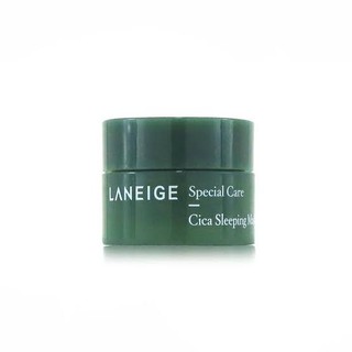 Laneige Cica Sleeping Mask 10ml มาส์กหน้าใสกระปุกเขียว