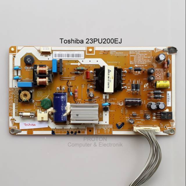 MESIN PSU LED TV Toshiba Regza 23PU200EJ 23PB200E 23PB201EJ 23PB200T 23PU200T เครื่องบอร์ดแหล่งจ่ายไ