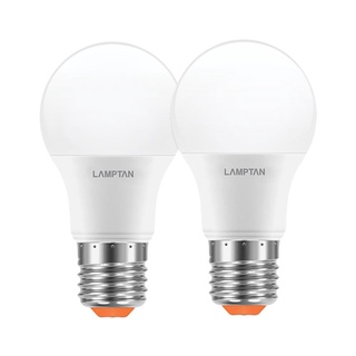 หลอดไฟ LED LAMPTAN BULB GLOSS 5 วัตต์ DAYLIGHT แพ็ก 2 ชิ้น