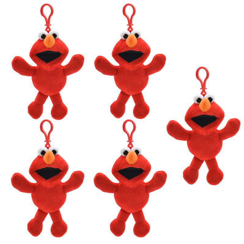 พวงกุญแจ จี้ตุ๊กตา Elmo CNY Sesame Monster Cookie เหมาะกับของขวัญ ของเล่นสําหรับเด็ก จํานวน 1 ชิ้น 5 ชิ้น