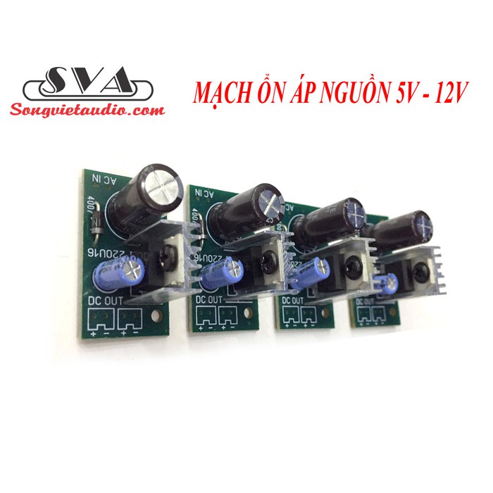 5V หรือ 12V VOLTAGE REGULATOR CIRCUIT - 1 CIRCUIT