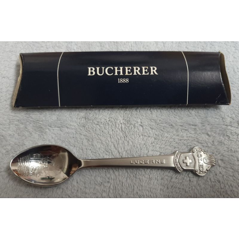 ช้อนเงิน Rolex Bucherer Switzerland ของแท้ของน่าสะสมทำจากเงิน