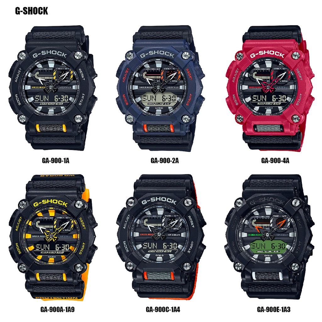 New!! Casio G-shock GA-900 series GA-900A GA-900A-1A9 GA-900C-1A4 GA-900E-1A3 GA-900-1A GA-900-2A GA