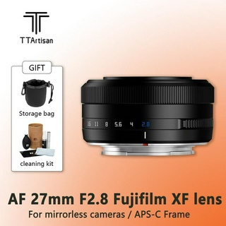 Ttartisan เลนส์กล้องโฟกัสอัตโนมัติ 27 มม. F2.8 APS-C รูปแบบ Fujifilm X Mount