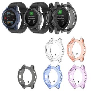 ฝาครอบตัวป้องกันซิลิโคนสำหรับ Garmin Fenix 5 5X 5S plus