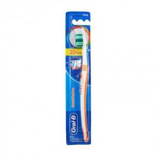 🌟 แปรงสีฟัน ขนแปรงปานกลาง คละสี  ออรัล-บี ORAL-B CLASSIC ULTRA CLEAN MEDIUM TOOTHBRUSH