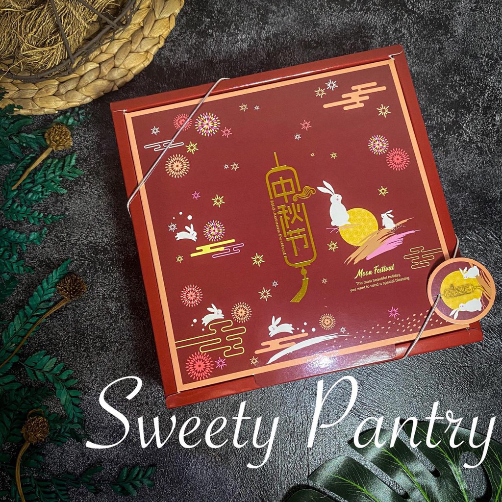Eng Tay - กล่อง/กล่อง/บรรจุภัณฑ์/บรรจุภัณฑ์ขนมไหว้พระจันทร์ 100gr SET 4