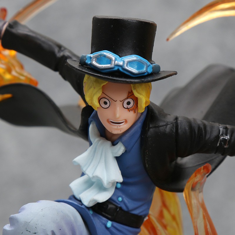 Paiuan OP Figures Toy 6PCS Luffy Sanji Ace Zoro Robin Sabo Action