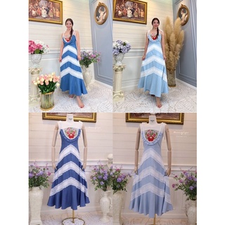 Dress เดรสสายเดี่ยวเกาะอก