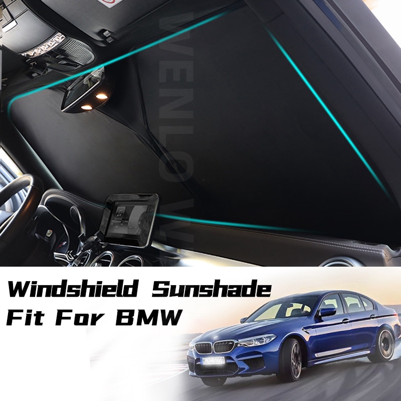 ม่านบังแดดกระจกหน้ารถยนต์ สําหรับ BMW 1 2 3 5 Serie X1 X2 X3 F10 F15 F20 F25 F30 E60 E90 G05 G28
