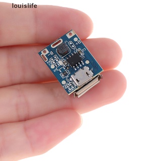 Leth บอร์ดโมดูลชาร์จแบตเตอรี่ลิเธียมลิเธียม 18650 Micro USB 5V DIY 1 ชิ้น