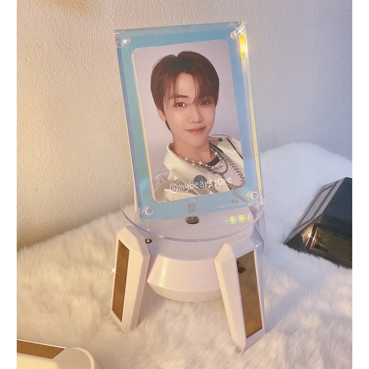 แท่นหมุนโชว์สินค้า แบบใส่แบต ถ่าน และ พลังงานแสงอาทิตย์ Solar cell 360 องศา ถาดหมุน แท่นโชว์สินค้า ราคา ถูกที่สุด ดีลบีเคเค แกลเลอรีภาพที่ 5