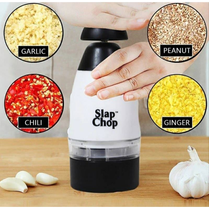 GARLIC ONION CHOPPER เครื่องตัด SLAP CHOP ผัก CHOPPER มะเขือเทศผลไม้ผัก ONION GARLIC NUTS เครื่องมือ