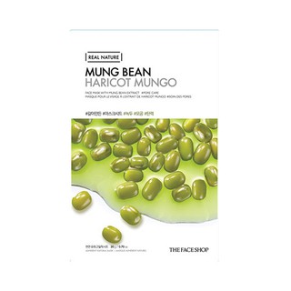 THE FACE SHOP REAL NATURE MUNG BEAN FACE MASK