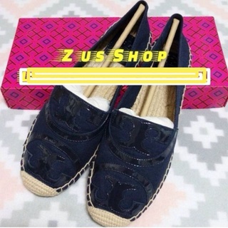 Tory Burch Espadrille /navy / us7.5 .