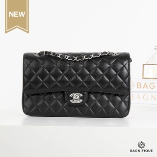 CHANEL CLASSIC 10 BLACK CAVIAR GHW MICRO