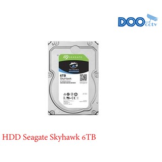 hdd 6tb seagate skyhawk ฮาร์ดดิกซ์สำหรับกล้องวงจรปิด ขนาดความจุ 6 เทเลไบท์