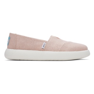 TOMS รองเท้าลำลองผู้หญิง สลิปออน รุ่น Alpargata Mallow Cloudy Pink Heritage Canvas (A) รองเท้าลิขสิทธิ์แท้