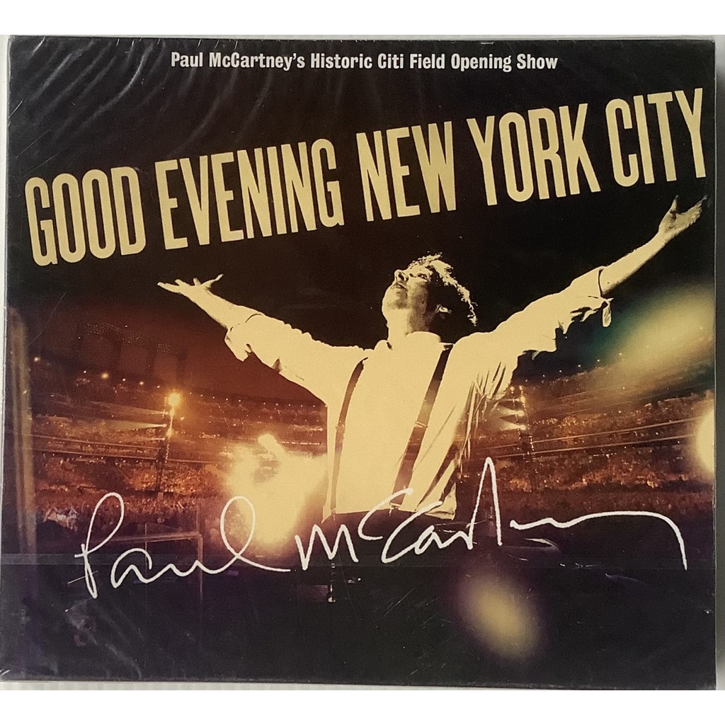 2CD + DVD 2ซีดีเพลง + DVD Paul McCartney อัลบั้ม Good Evening New York City แสดงสด ลิขสิทธิ์ ซีลมือหนึ่ง