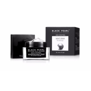 สินค้านำเข้าของแท้จากอิสราเอล Dead Sea Of Spa Black Pearl Moisturizing Age Control Nourishing Night Cream50ml