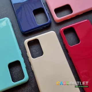 เคส Samsung Galaxy A52 | A72 | A32 4g เคสสีพื้น มันเงา Glister ในเนื้อ สีๆ นิ่ม บุกำมะหยี่ สักหลาด ด้านใน