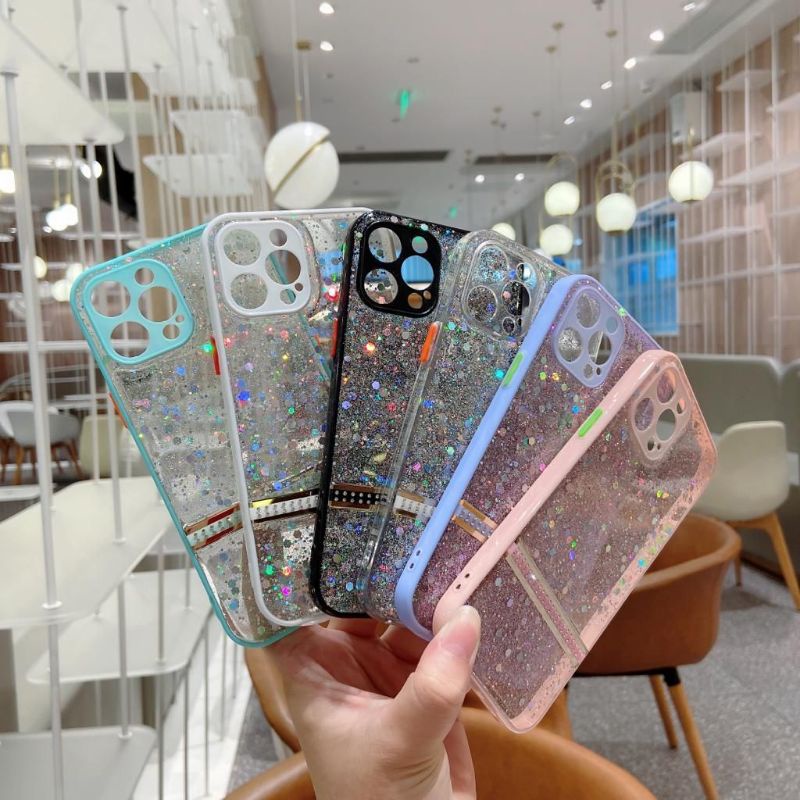 LUXURY GLITTER CASE IPHONE 12 PRO MAX / IPHONE 13 / IPHONE 13 PRO MAX / VIVO Y21 / Y21S / Y33S / OPP