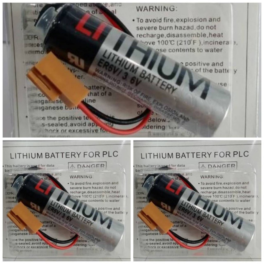 Lithium Battery Toshiba Model : ER6V/3.6V [3ชิ้น]