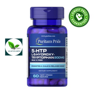 Puritans Pride 5-HTP 200 mg (Griffonia Simplicifolia) / 60 Capsules