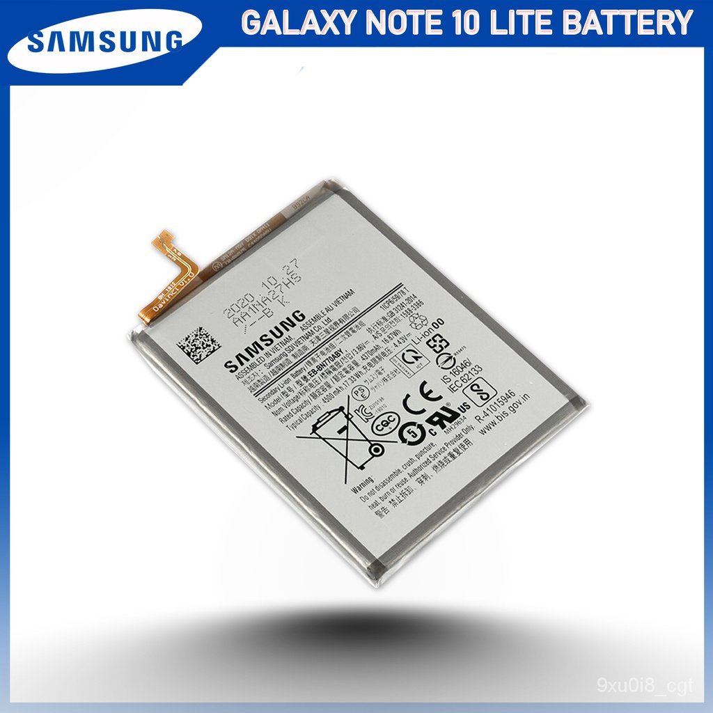 Batterie pour smartphone EB-BN770ABY Galaxy Note 10 Lite, 3.85V, 4500mAh