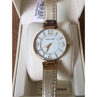 ANNE KLEIN AK/0018STRA สายหนังสีทอง