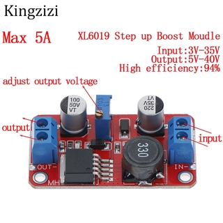 บอร์ดโมดูลพาวเวอร์ซัพพลาย Step Up 5a Dc Ke Dc 3v-35v Ke 5v-40v Xl6019 1 ชิ้น