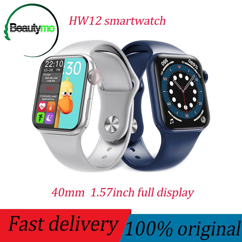 HW12 smart watch men 3D dynamic Custom Dial passcode Bluetooth call ...