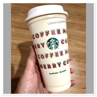 Starbucks 2019 Reusable Hot Cups 16oz From Argentina.