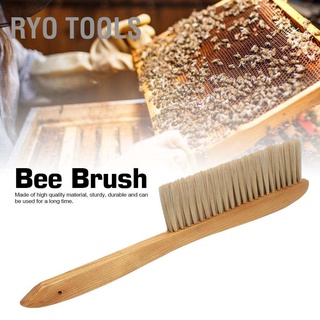 Ryo Tools Double Row Long Handle Beekeeping Brush Beehive Sweeping Cleaning Tool Equipment